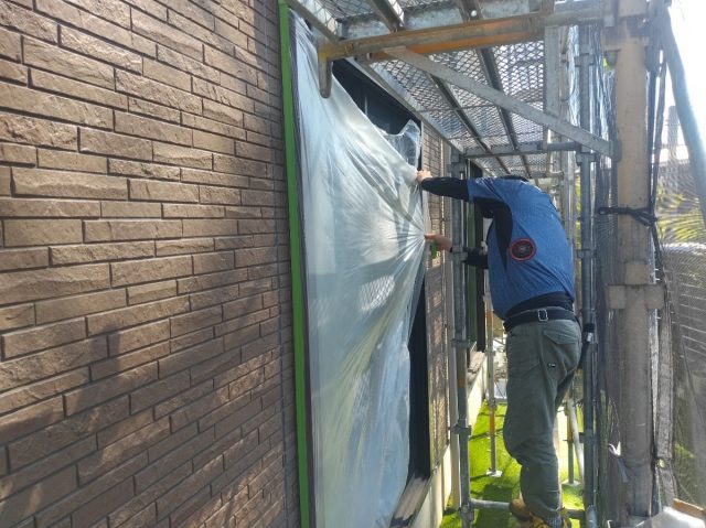 【工事8日目】小倉南区長行西T様：屋根塗装・外壁塗装工事・付帯塗装工事