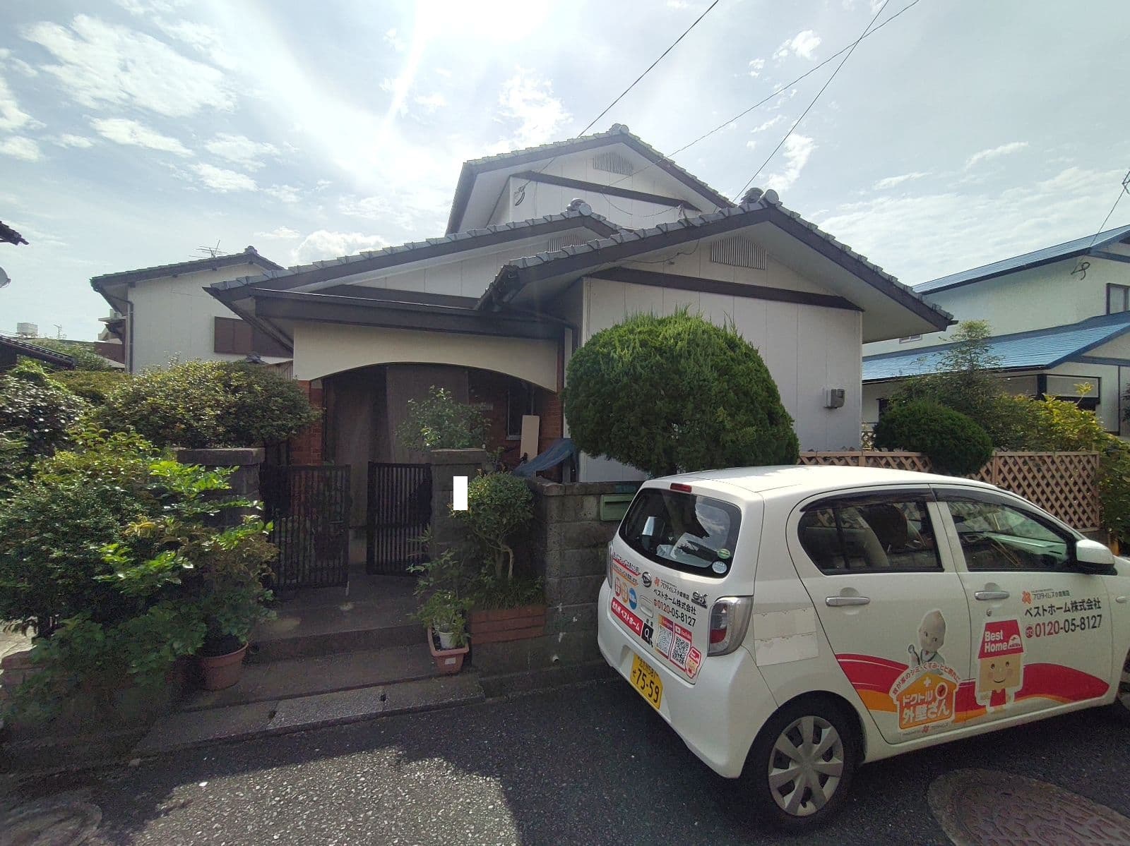 北九州市小倉南区:匿名様 屋根・外壁及びその他塗装工事