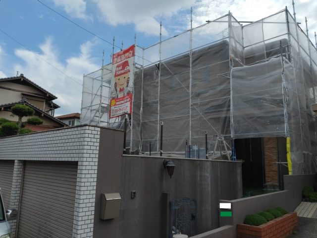 9/5(日)若松区二島にての屋根塗装・外壁塗装工事はお休みとさせていただきます！