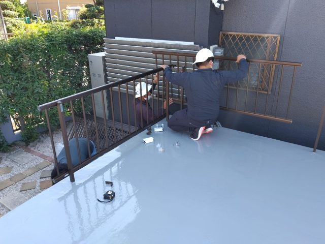 10/5(火)若松区二島にての屋根塗装・外壁塗装工事をさせて頂いております！